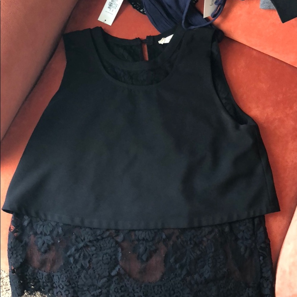 Black Lace Tank.